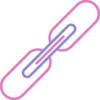 Link Linear Two Colour Icon vector