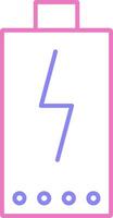 Power Linear Two Colour Icon vector