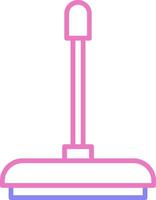 Floor Wiper Linear Two Colour Icon vector