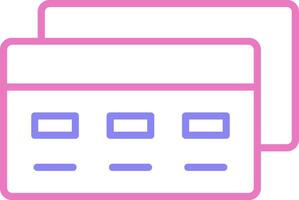 Payment Method Linear Two Colour Icon vector