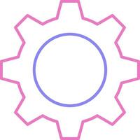 Optimization Linear Two Colour Icon vector