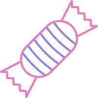 Toffee Linear Two Colour Icon vector