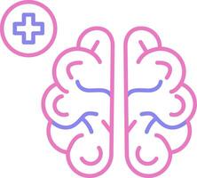 Neurology Linear Two Colour Icon vector