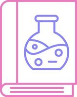 Book Linear Two Colour Icon vector