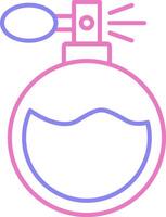 Perfume Linear Two Colour Icon vector