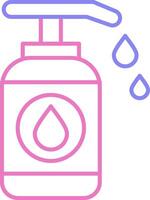 Lotion Linear Two Colour Icon vector