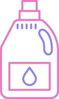 Detergent Linear Two Colour Icon vector