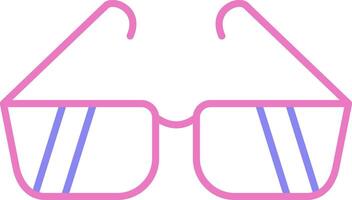 Sunglasses Linear Two Colour Icon vector