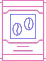 Beans Linear Two Colour Icon vector