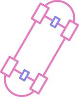 Skates Linear Two Colour Icon vector