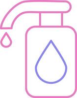 Cleaning Liquid Linear Two Colour Icon vector