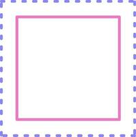 Marquee Linear Two Colour Icon vector