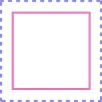 Marquee Linear Two Colour Icon vector