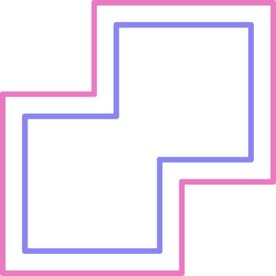Combine Linear Two Colour Icon