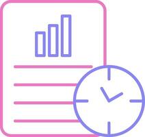 Productivity Linear Two Colour Icon vector