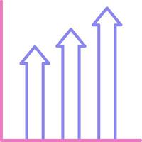 Trend Linear Two Colour Icon vector