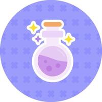 Potion Flat Sticker Icon vector