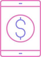 Valuable Linear Two Colour Icon vector