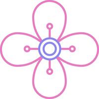 Pear Linear Two Colour Icon vector