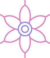 Lantana Linear Two Colour Icon vector