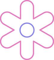 Hyacinth Linear Two Colour Icon vector