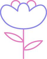 Iris Linear Two Colour Icon vector