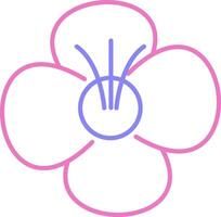 Arugula Linear Two Colour Icon vector