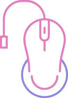 Mouse Linear Two Colour Icon vector