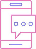 Pop Up Linear Two Colour Icon vector