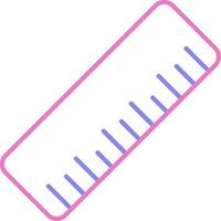 Rule Linear Two Colour Icon vector