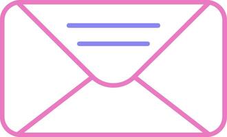 Mail Linear Two Colour Icon vector