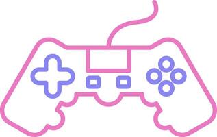 Video Game Linear Two Colour Icon vector