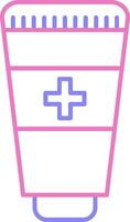 Hand Sanitizer Linear Two Colour Icon vector