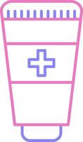 Hand Sanitizer Linear Two Colour Icon vector