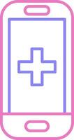 Health Linear Two Colour Icon vector