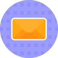 Envelope Flat Sticker Icon vector