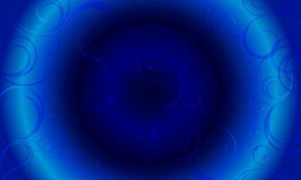 Abstract liquid fluid circles dark blue background. vector