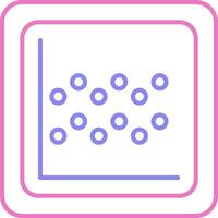 Chart Linear Two Colour Icon vector