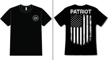 Betsy Ross 1776 13 Stars Patriot USA Flag T-Shirt Design vector