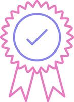 High Quality Linear Two Colour Icon vector