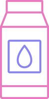 Milk Linear Two Colour Icon vector