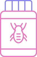 Pesticide Linear Two Colour Icon vector