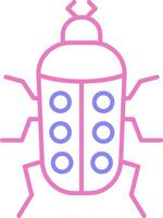 Insect Linear Two Colour Icon vector