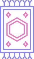 Carpet Linear Two Colour Icon vector