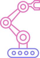Robotics Linear Two Colour Icon vector