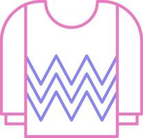 Jersey Linear Two Colour Icon vector