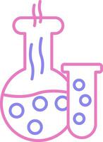 Laboratory Linear Two Colour Icon vector