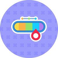 Filter Flat Sticker Icon vector