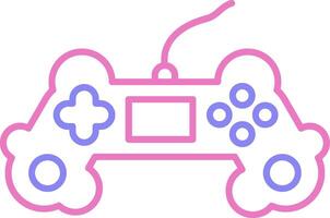 Gaming Linear Two Colour Icon vector