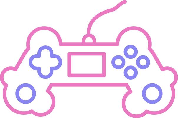 Gaming Linear Two Colour Icon